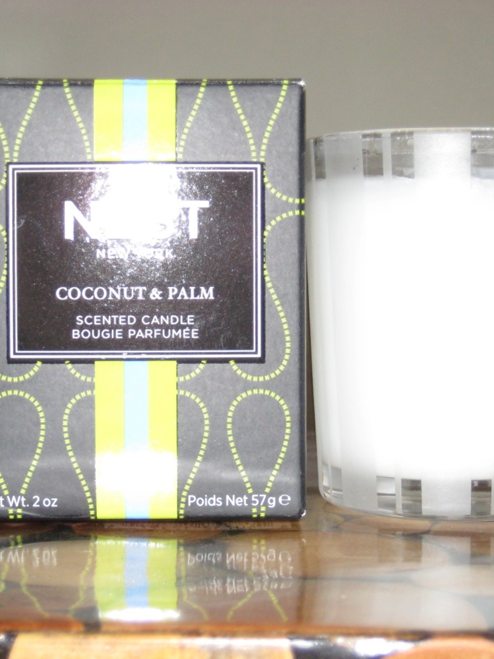 New NEST Coconut and Palm Votive Candle 20-28 Hours